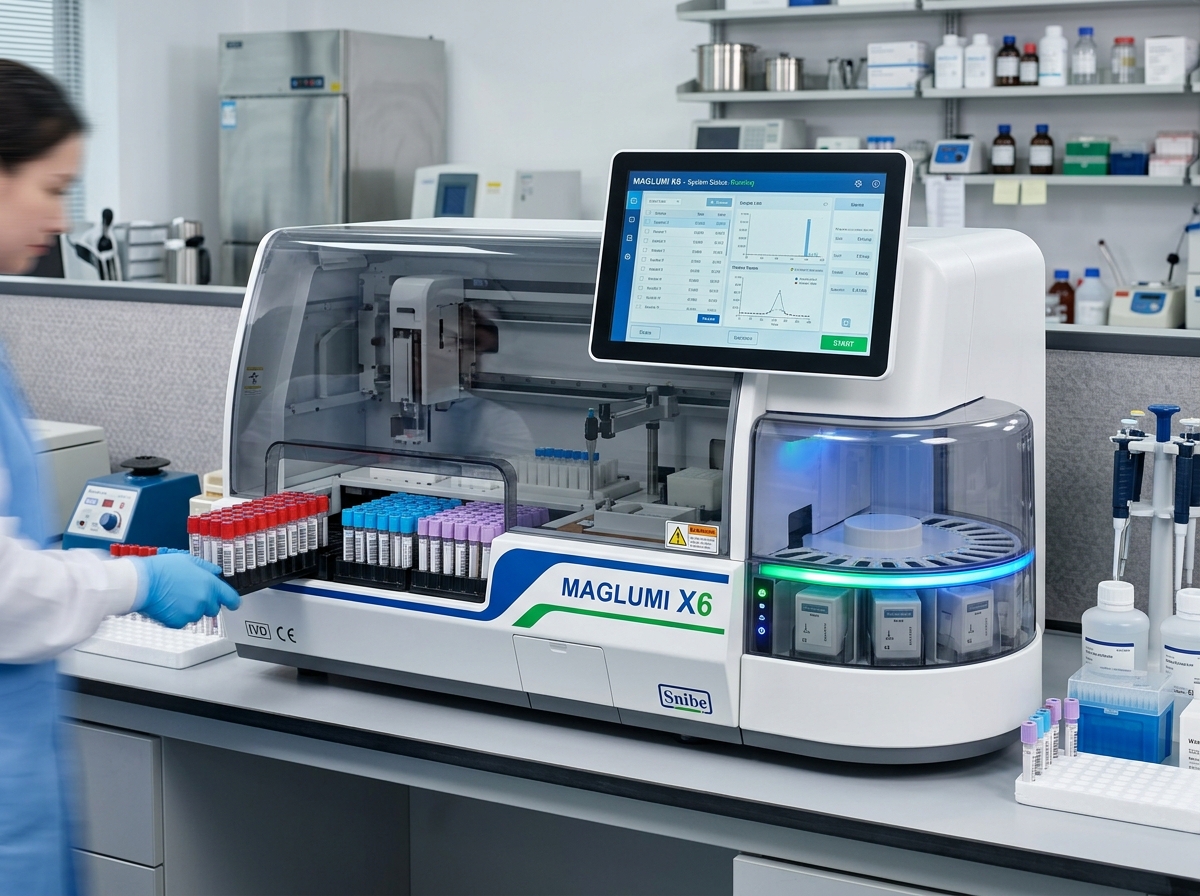 SNIBE MAGLUMI X6 High-Throughput Chemiluminescence Analyzer