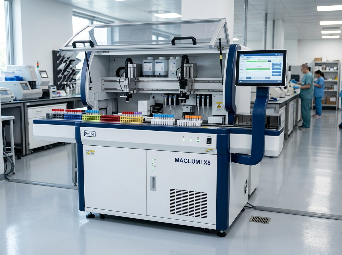 SNIBE MAGLUMI X8 Reference Laboratory Chemiluminescence Workcell